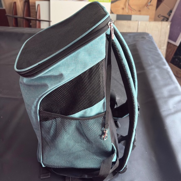 PetAmi Other - PetAmi Pet Carrier Backpack for Small Dogs and Cats Teal Mesh Ventilated Travel